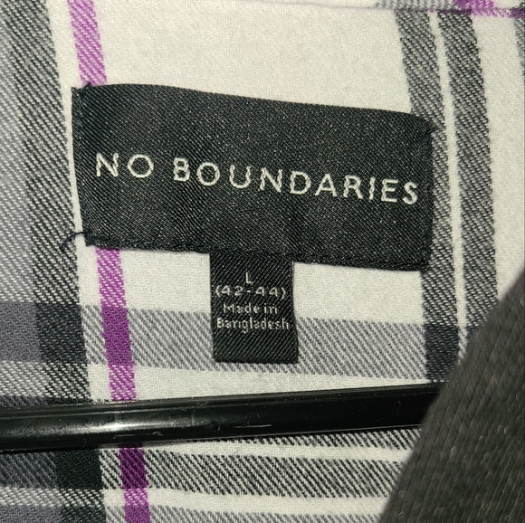 Mens L no boundries button up shacket - Picture 2 of 2